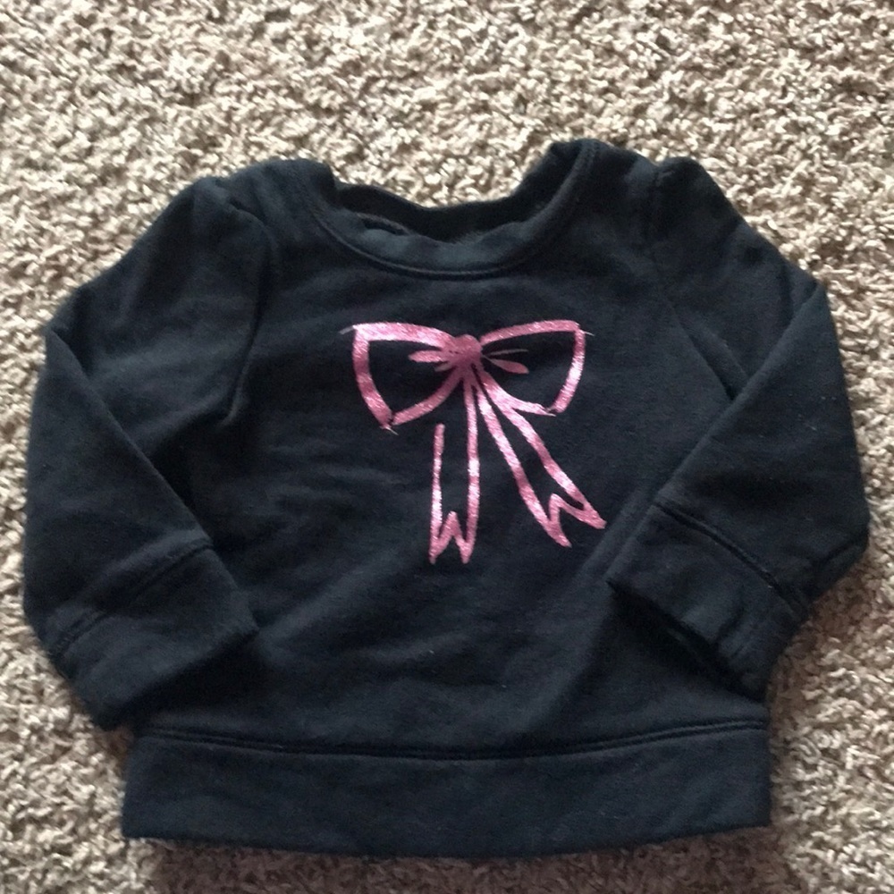 Circo Black Fleeced Lined Sweater Top Shirt